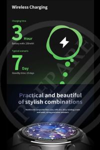 Smart Watch 3GT MAX 1.45 inç P Design Siri Nfc Bluetooth Antrasit Siyah Akıllı Saat 3x Kordon