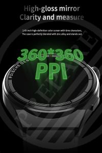 Smart Watch 3GT MAX 1.45 inç P Design Siri Nfc Bluetooth Antrasit Siyah Akıllı Saat 3x Kordon
