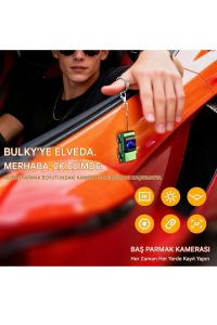 Mini Video Kamera Araba Tasarımlı Anahtarlık Kamera Aksesuar Olarak Konumlandırlabilir