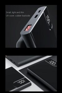 10000 mAh Qualcomm FAST Dijital Gösterge 18W PD 3.0 Hızlı Şarj Powerbank