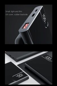 10000 mAh Qualcomm FAST Dijital Gösterge 18W PD 3.0 Hızlı Şarj Powerbank