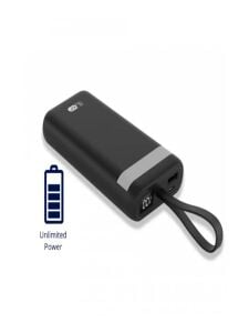 30,000 mAh Powerbank LED Fener Özellikli Kablolu Taşınabilir Şarj Cihazı