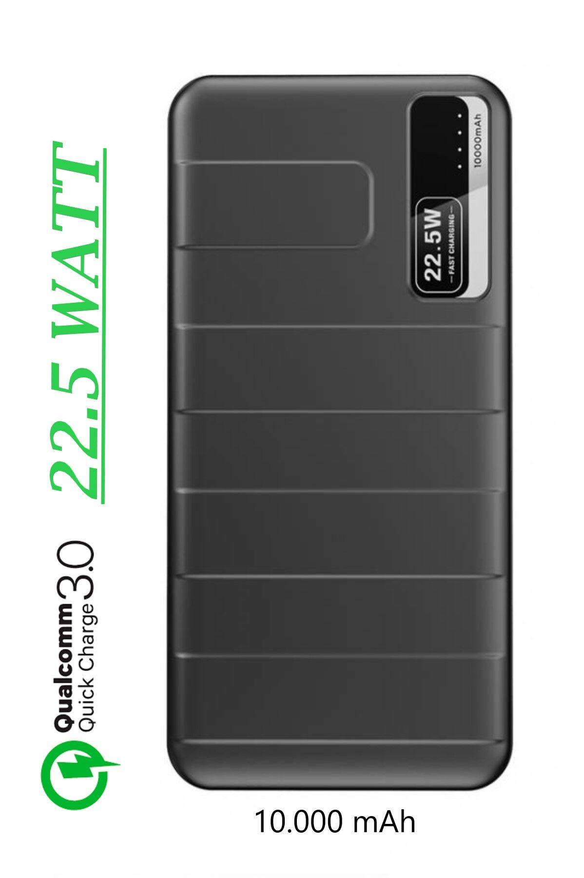 10.000 mAh POWERBANK PD-22.5  Watt Qualcomm Quick Süper Hızlı Şarj Powerbank Iphone &Andorid Uyumlu