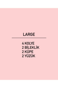 Sürpriz Hediyeli Çelik Takı Kavanozu (Mika) L Boy Hediyelik Set