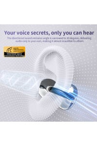 Bluetooth 6.0 Kulak Arkası Kablosuz Kulaklık - & 720 Derece Uzamsal Ses - 45 Saat Şarj Süreli Suya Dayanıklı Sporcu Kulaklığı