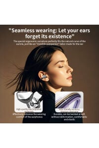 Bluetooth 6.0 Kulak Arkası Kablosuz Kulaklık - & 720 Derece Uzamsal Ses - 45 Saat Şarj Süreli Suya Dayanıklı Sporcu Kulaklığı