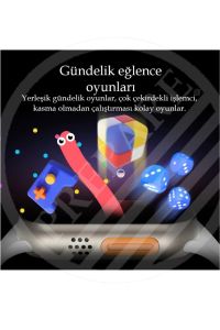 Watch 8 Ultra Plus Adventure Sesli Asistan Nfc BT Arama Özellikli Ios Android Uyumlu Akıllı Saat