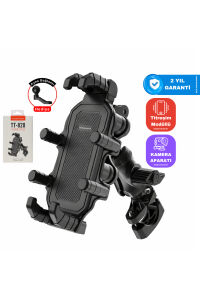TT820 Titreşim Önleyicili Motosiklet Telefon Tutucu ( 2 YIL GARANTİ )