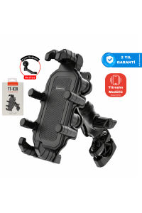 TT820 Titreşim Önleyicili Motosiklet Telefon Tutucu ( 2 YIL GARANTİ )