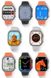 Watch 8 Ultra Plus Adventure Sesli Asistan Nfc BT Arama Özellikli Ios Android Uyumlu Akıllı Saat