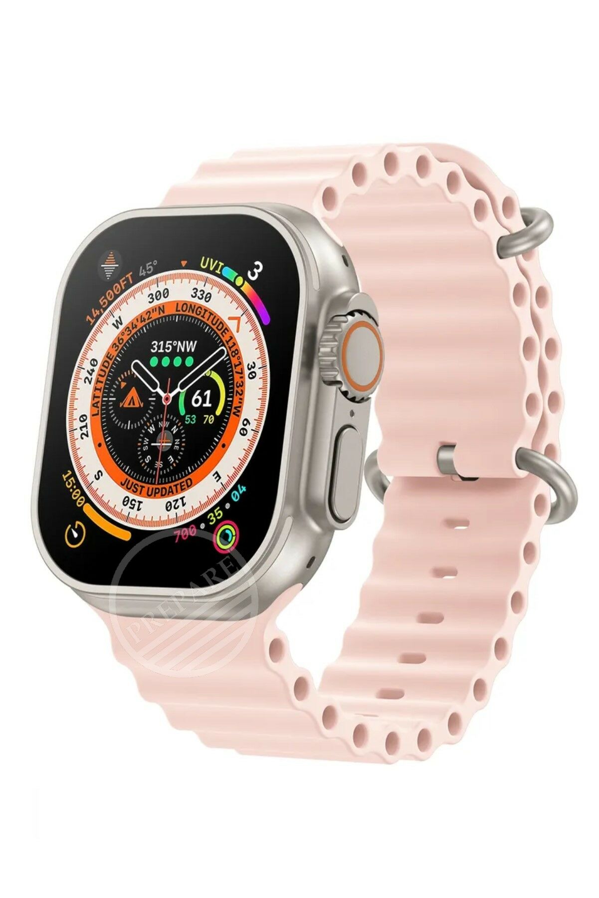 Watch 8 Ultra Plus Adventure Sesli Asistan Nfc Bt Arama Özellikli Ios Android Uyumlu Akıllı Saat