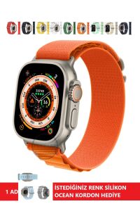 Watch 8 Ultra Plus Bez Kordon Adventure Sesli Asistan Nfc Bt Arama Özellikli Ios Android Uyumlu Saat