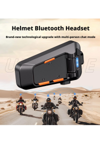 Universal Çoklu Bağlantı Intercom Motosiklet Kask Kulaklığı Bluetooth 6.0 Radyolu Kulaklık 520 Mt