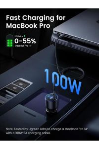 Araç İçi Çakmaklık 100w Hızlı Şarj Cihazı 12/24 volt 3 Port