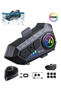 Y10 Kask Bluetooth Kulaklık Bluetooth Motosiklet Kulaklık 5.3 Motosiklet Kulaklık