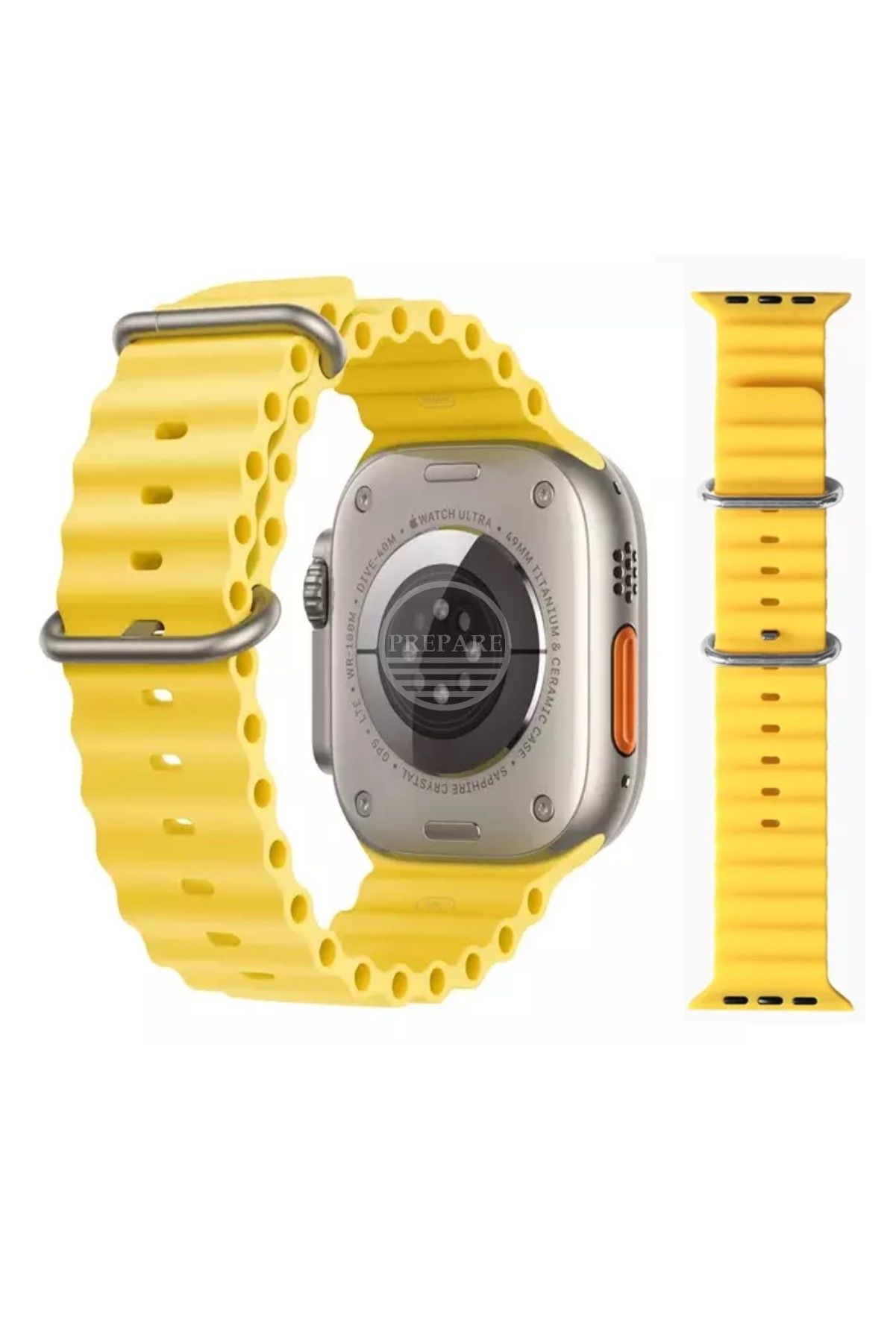 Apple Watch Uyumlu 45 46 49 mm A Kalite Ocean Kordon Kayış Silikon Bileklik
