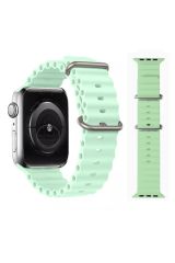 Apple Watch Uyumlu 45 46 49 mm A Kalite Ocean Kordon Kayış Silikon Bileklik