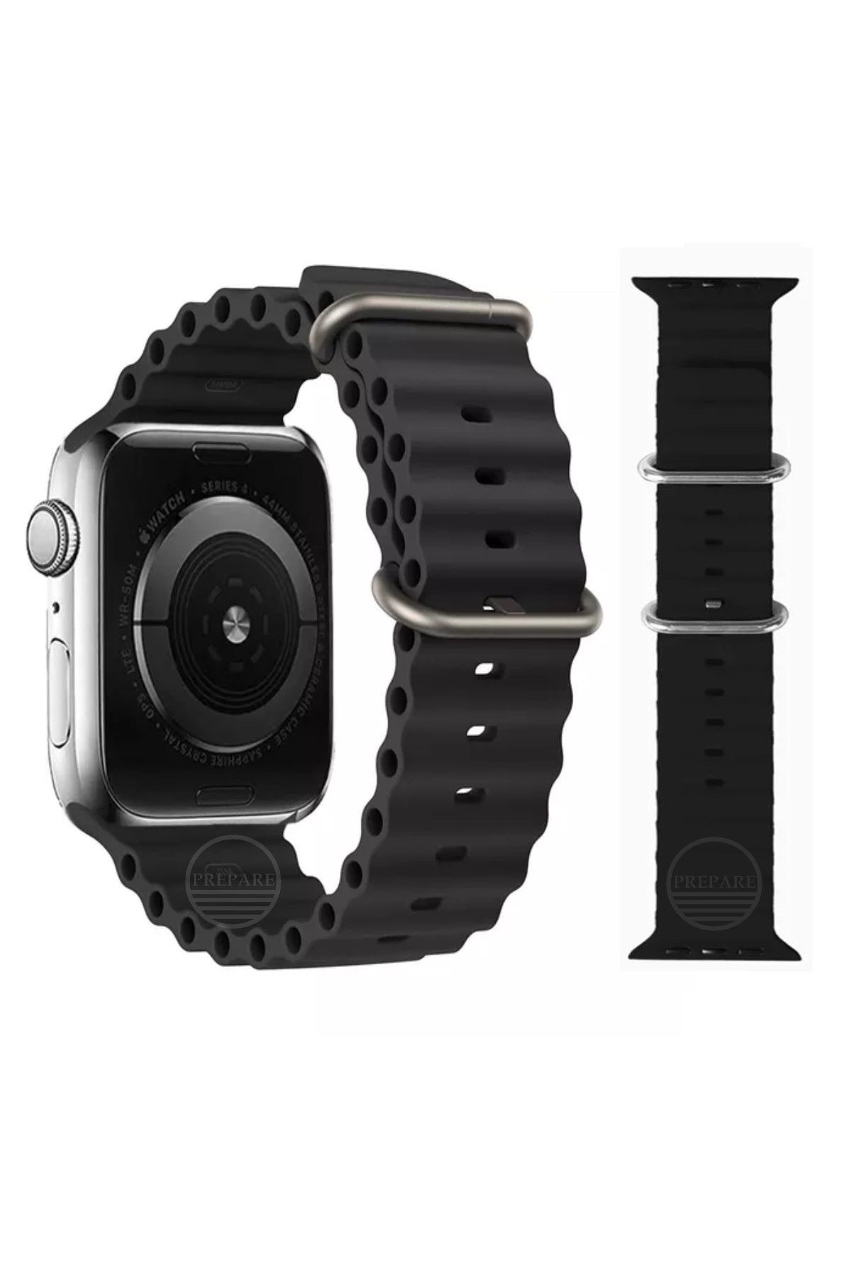 Apple Watch Uyumlu 45 46 49 mm A Kalite Ocean Kordon Kayış Silikon Bileklik