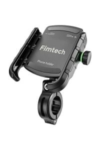 Motosiklet Telefon Tutucu Ayna ve Gidon Uyumlu Sıkmalı 360 Derece Alüminyum Alaşım Metal