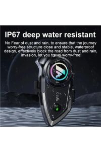 Kask Bluetooth Kulaklık Y-80P Bluetooth Motosiklet Kulaklık 5.3 Motosiklet Kulaklık