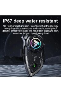 Kask Bluetooth Kulaklık Y-80P Bluetooth Motosiklet Kulaklık 5.3 Motosiklet Kulaklık