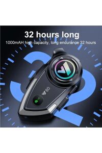 Y80 Kask Bluetooth Kulaklık Bluetooth Motosiklet Kulaklık 5.3 Motosiklet Kulaklık
