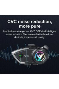 Y80 Kask Bluetooth Kulaklık Bluetooth Motosiklet Kulaklık 5.3 Motosiklet Kulaklık