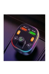 Bluetooth Araç Kiti Pd 3,0 Hızlı Araç Şarjı Mp3 Player Fm Transmitter