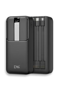 20,000 mAh 3x Tak Çalıştır Kablolu 22,5w PD Qualcoom Fast Hızlı Şarj Özellikli Powerbank