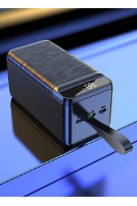 80.000 Mah Powerbank Pd 22,5w 3.0 Qualcomm Hızlı Şarj Dijital Göstergeli Led Aydınlatma Özellikli
