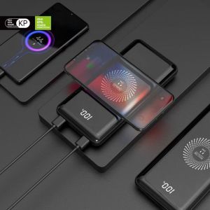 10000 mAh Kablosuz + Fast Powerbank 18W Tüm Cihazlara Uyumlu PD 3.0 Süper Hızlı Turbo Şarj