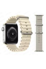 Apple Watch Uyumlu 44 45 46 49 mm Uyumlu A Kalite Kordon Kayış Silikon Bileklik
