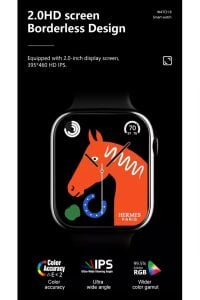 Watch 8 Series Uyumlu 45mm Aliminyum Kasa Bluetooth Sesli Arama Özellikli Kilitli Kordon Akıllı Saat