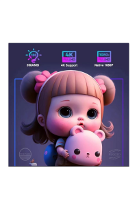 150 inç Ultra Pro Full HD 4K Destekli Projeksiyon Spotlight 1080p Projeksiyon Cihazı 390 Ansi Lümen