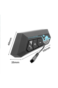 BT22 Motosiklet Bluetooth Kask Kulaklık 5.0 Su Geçirmez