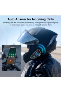 1080P Kamera Kayıt Özellikli Motosiklet Kask Kulaklık Q-28P 32Gb Hafıza Kartı Hediyeli Wireless APP