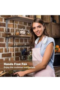 Boyun Fanı Yeni Nesil Hava Üfleyen 5 Kademeli 360° Üfleme Şarjlı 90 Hava Çıkışlı A++ Vantilatör