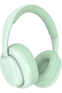 Kulak Üstü Extra Bass A+ Bluetooth 5.1 Kulaklık Tf Kart Aux 3.5mm Ayarlanabilir Boyut Hafif Yumuşak Yeşil