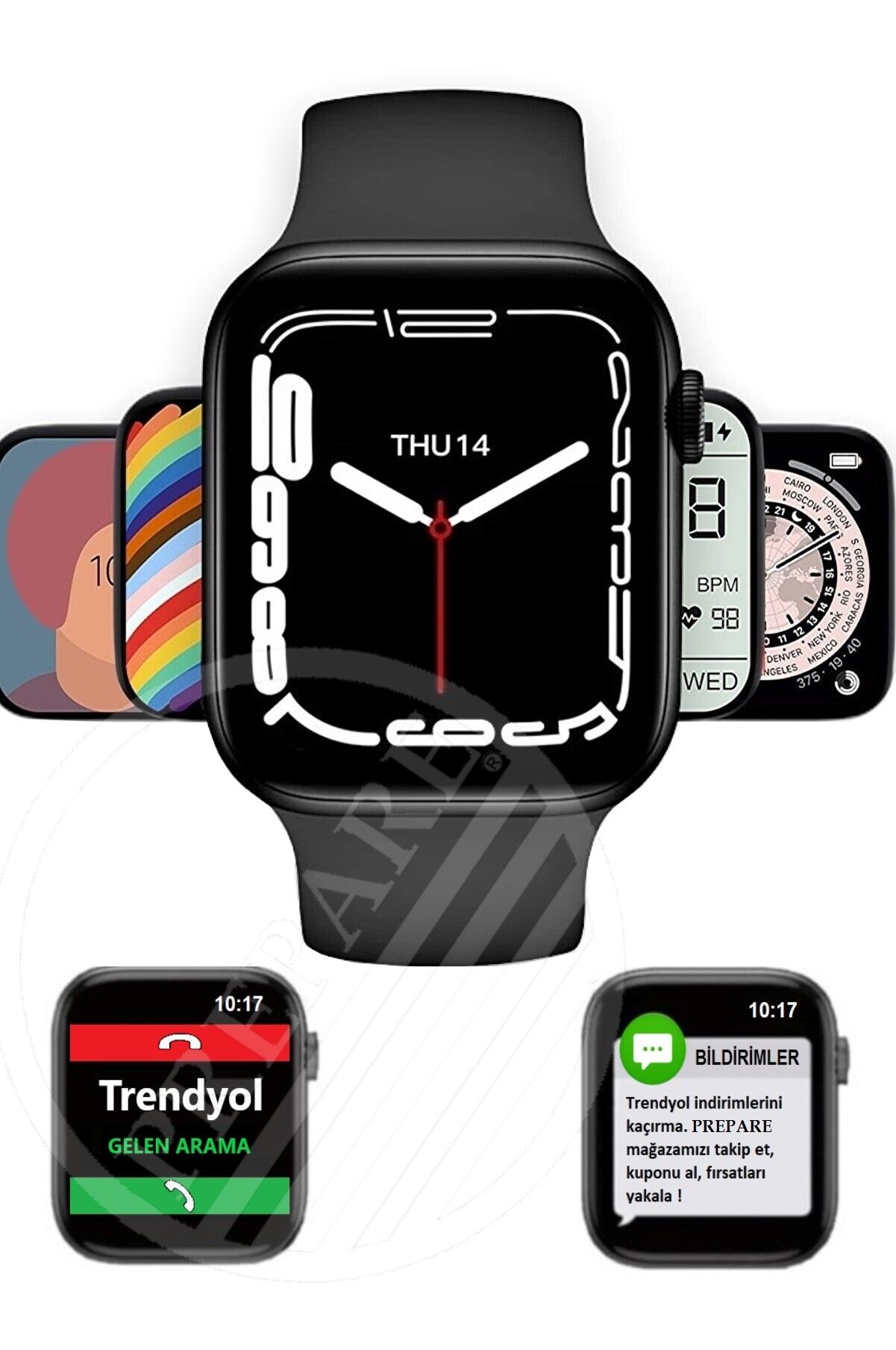 Smart watch 7 Serisi Tüm Telefonlarla Uyumlu A Kalite Akıllı Saat