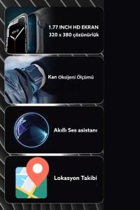 Smart watch 7 Serisi Tüm Telefonlarla Uyumlu A Kalite Akıllı Saat