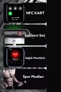 Smart watch 7 Serisi Tüm Telefonlarla Uyumlu A Kalite Akıllı Saat