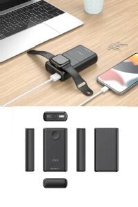 Wireless Powerbank 10.000 mAh PD Qualcoom Fast Kablosuz Telefon ve Akıllı Saat Hızlı Şarj Powerbank
