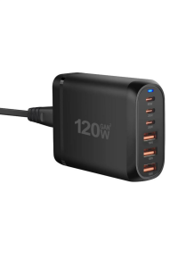 120w GaN3 Pro Masaüstü Süper Hızlı Şarj PD Qualcomm3 Adaptör 3x Type-C 3x Usb Toplam 6 Port Kensa