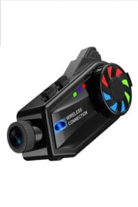 BT68 1080P Kameralı Wifi Kask Kulaklık 3000 mAh Su Geçirmez Bluetooth 5.4