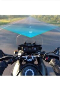 1080P Kameralı Wifi Kask Kulaklık 2000 mAh Su Geçirmez Bluetooth 5.3 Arka Uyarı Işıklı