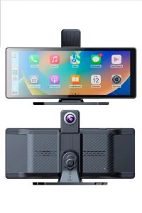 4K 10.26 Inç Ultra HD Wifi Carplay Ön Arka Araç Kamerası İkisi Bir Arada Set Ios Android Navigasyon