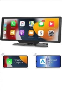 4K 10.26 Inç Ultra HD Wifi Carplay Ön Arka Araç Kamerası İkisi Bir Arada Set Ios Android Navigasyon