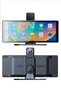 9,05 Inç 2.5K Quad HD Wifi Carplay Ön Arka Araç Kamerası İkisi Bir Arada Set Ios Android Navigasyon