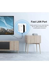 Menzil Genişletici 300 Mbps Wireless-N WiFi Repeater Sinyal Güçlendirici Ev Ofis İş Yeri İçin