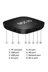 4K Ultra HD Yeni Nesil Android Akıllı TV Box Telefon Ekran Yansıtma özellkli Smart Tv Medya Oynatıcı